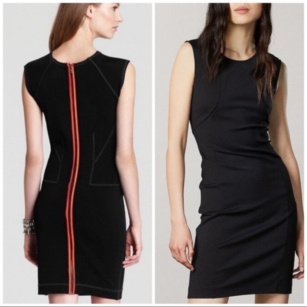 French connection fitted bandage dress